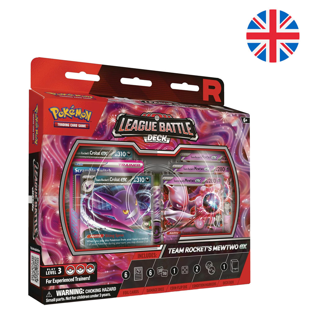 League Battle Deck Team Rockets Mewtwo Ex INGLÉS - Pokémon TCG