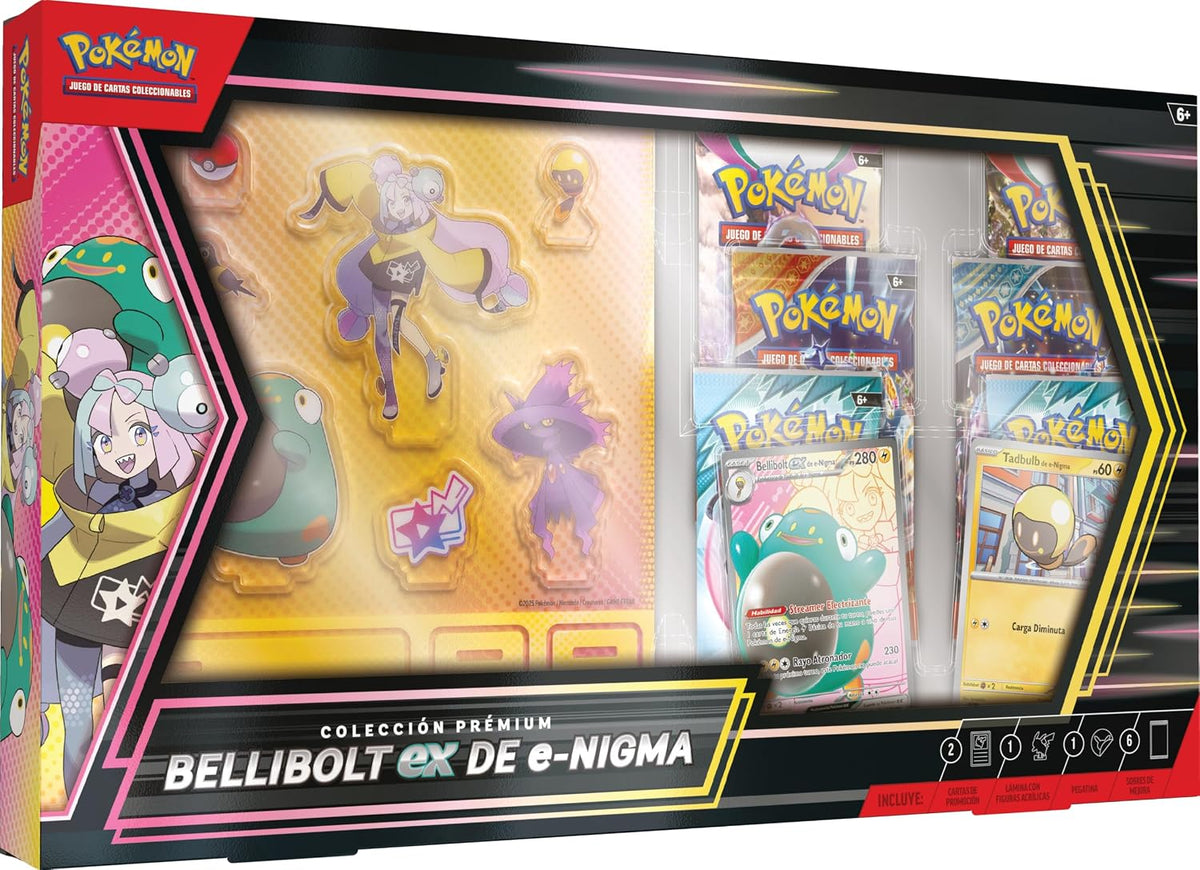 Caja colección prémium Bellibolt EX de e-Nigma ESPAÑOL - Pokémon TCG
