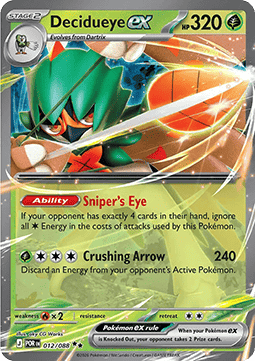 Decidueye ex (POR 012) ESPAÑOL - Pokémon TCG