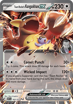 Kangaskhan ex del Team Rocket (ASC 162) INGLÉS - Pokémon TCG