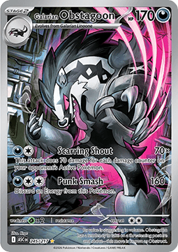 Obstagoon de Galar (ASC 245) ESPAÑOL - Pokémon TCG