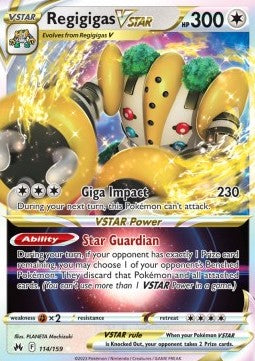 Regigigas V-ASTRO (CRZ 114) ESPAÑOL - Pokémon TCG
