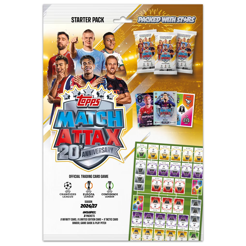Starter Pack Albúm UCC Match Attax 2026 2027 - Topps