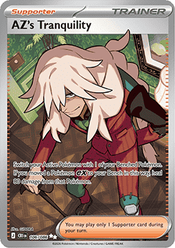 A. Z.'s Tranquility (CRI 106) - Pokémon TCG