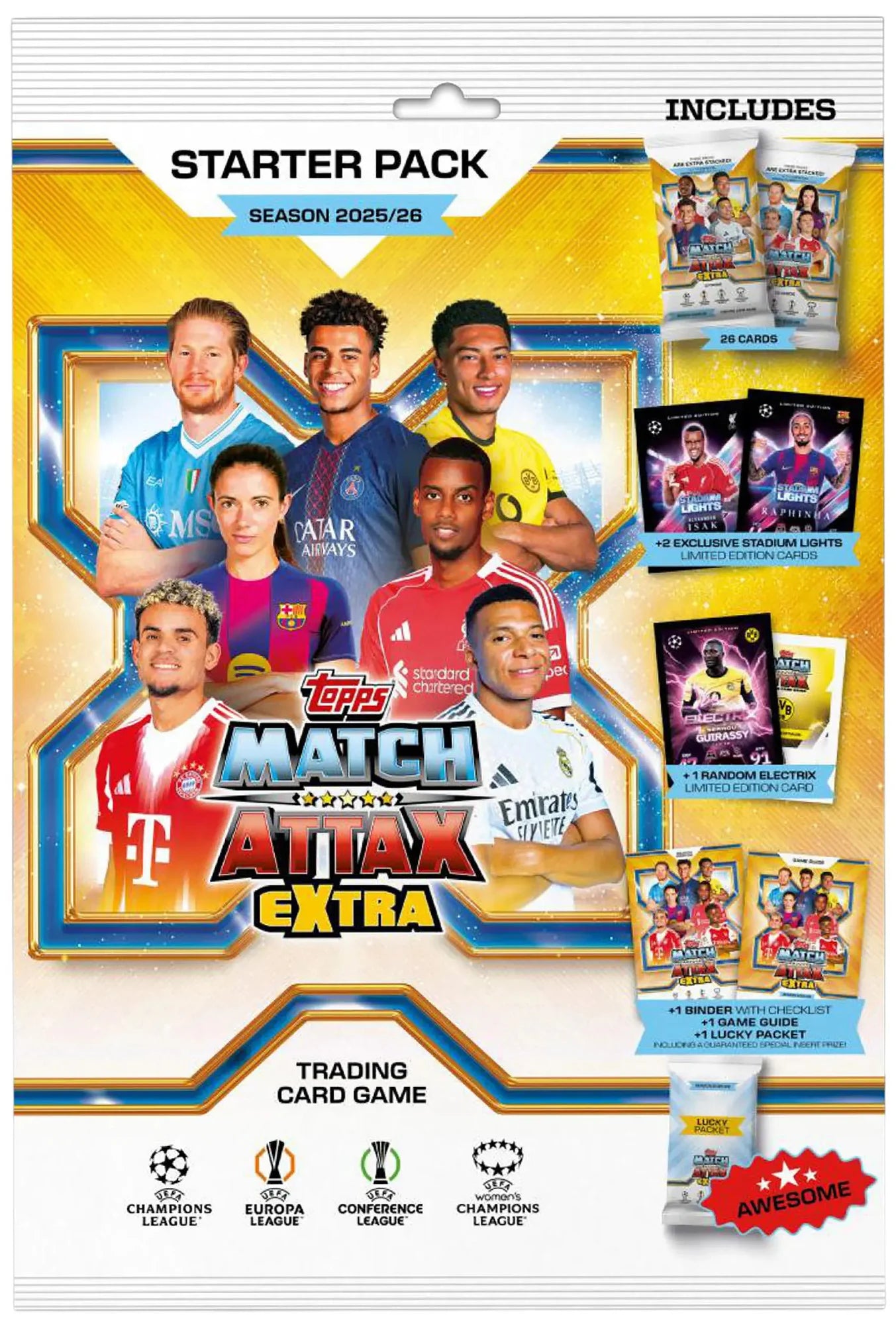 Albúm Match Attax Extra Starter Pack 2025 2026 - Topps