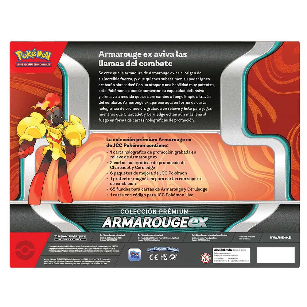 Caja colección premium Armarouge EX ESPAÑOL - Pokemon TCG