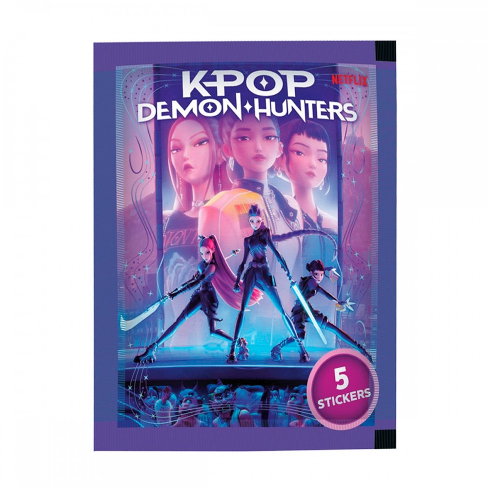 Box of 40 sticker packs The K-pop Warriors Netflix