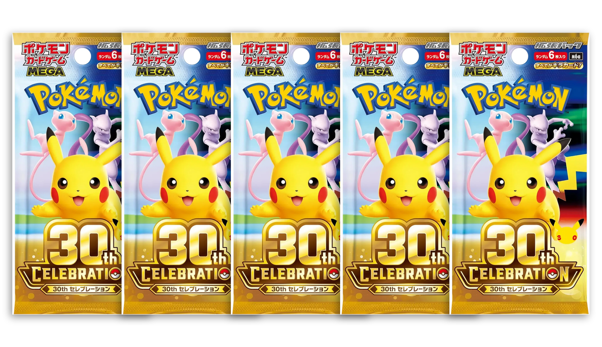 Pack 5 sobres 30 Aniversario Celebration M6a JAPONÉS - Pokémon TCG
