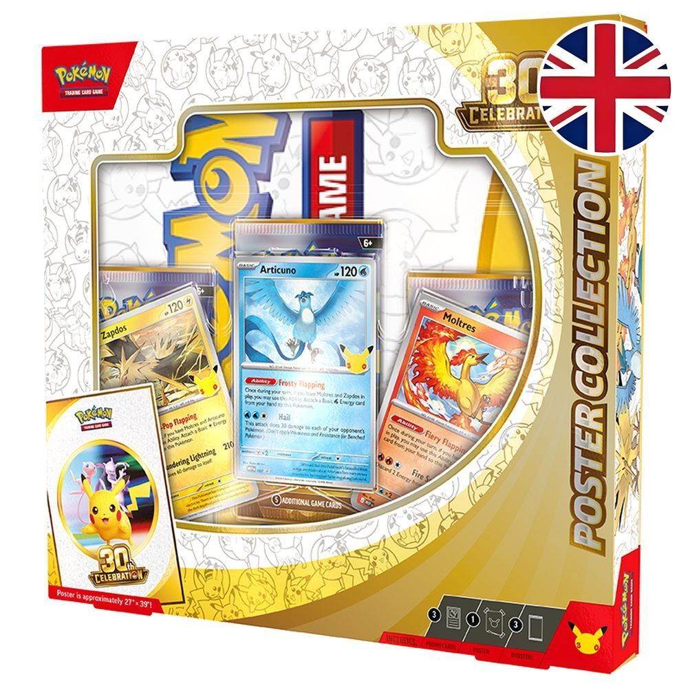 Pokémon TCG: Celebrations 30th Anniversary Poster Collection - SPANISH
