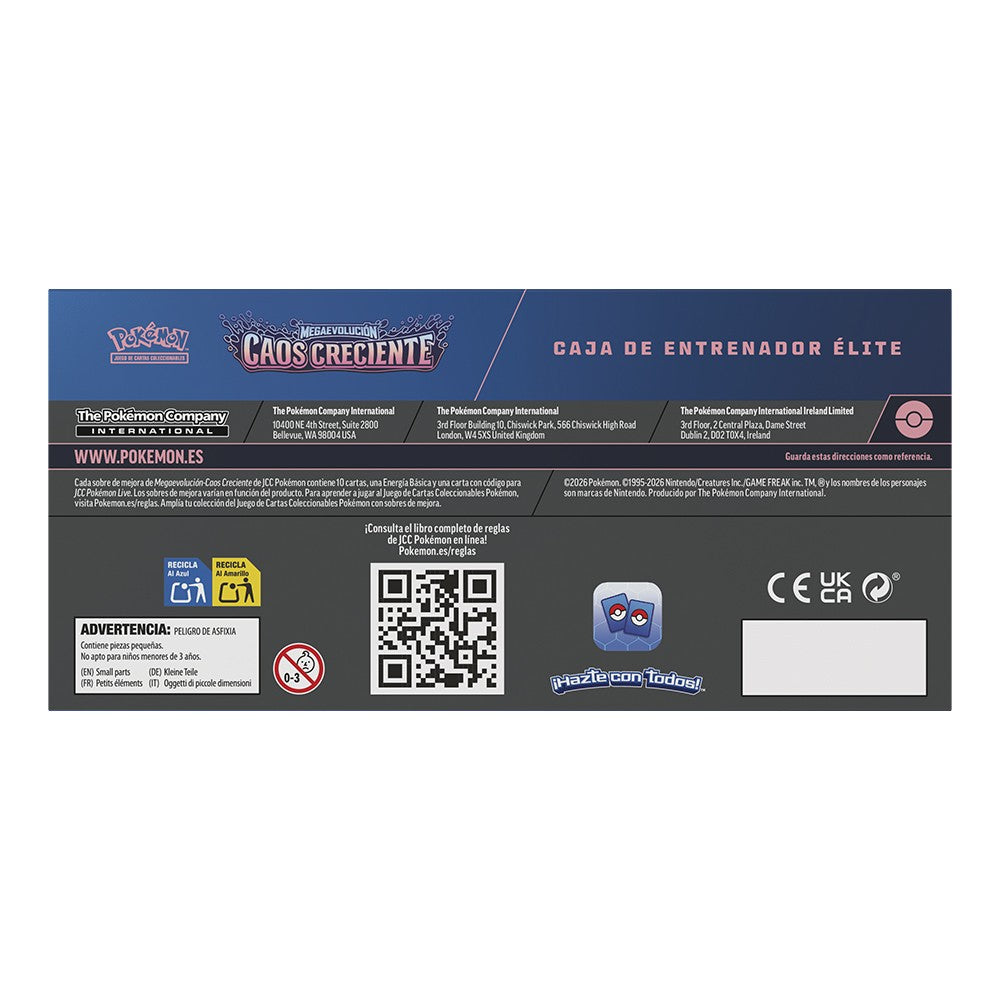 ETB Caja de entrenador elite Caos Creciente ESPAÑOL - Pokémon TCG