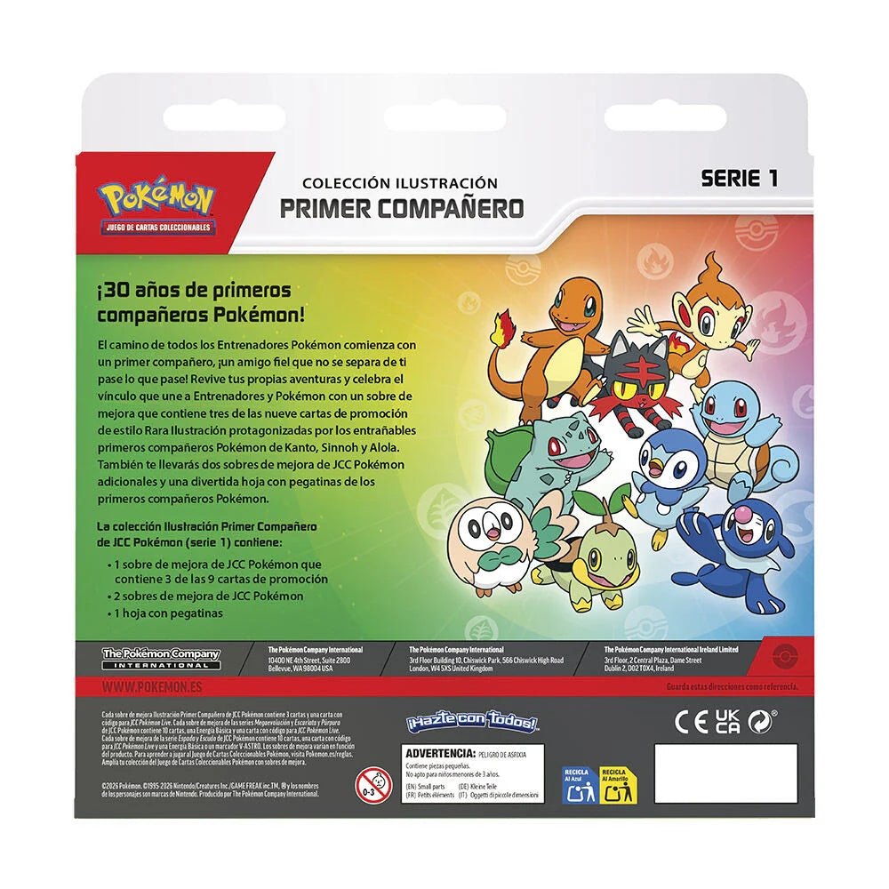 Caja Colección Ilustración Primer Compañero Pokémon Serie 1 ESPAÑOL - Pokémon TCG