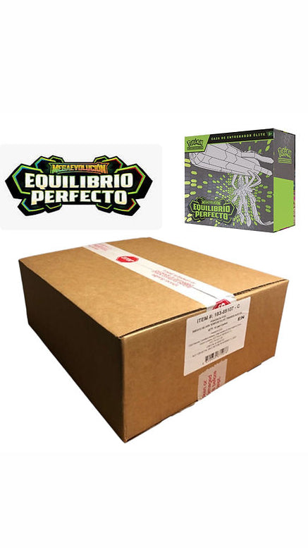 Case 10 Unidades ETB Caja de entrenador elite Equilibrio Perfecto ESPAÑOL - Pokémon TCG