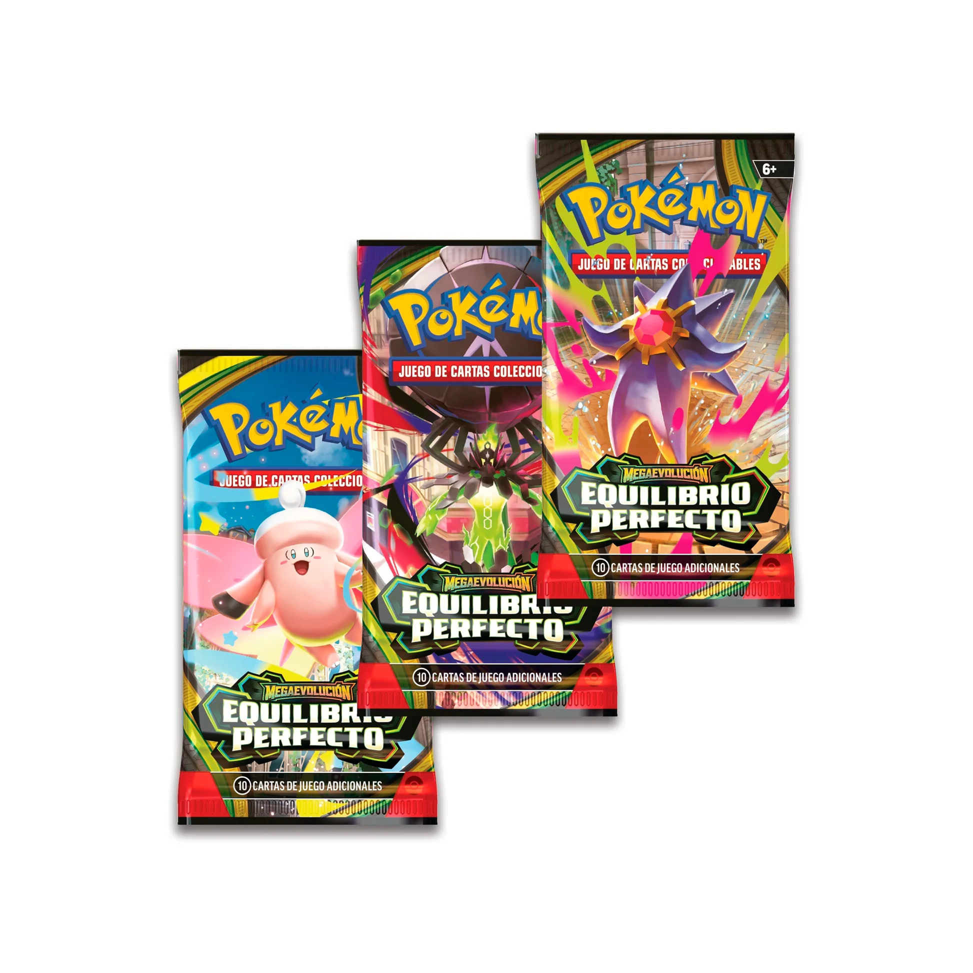 PACK 6 Perfect Equilibrium Mega Evolution Booster Packs SPANISH