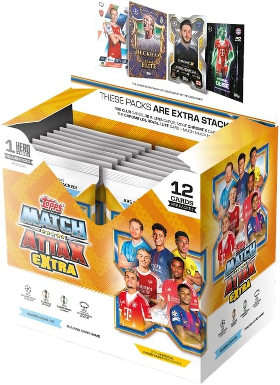 Match Attax EXTRA Display Box 2025 2026 - Topps