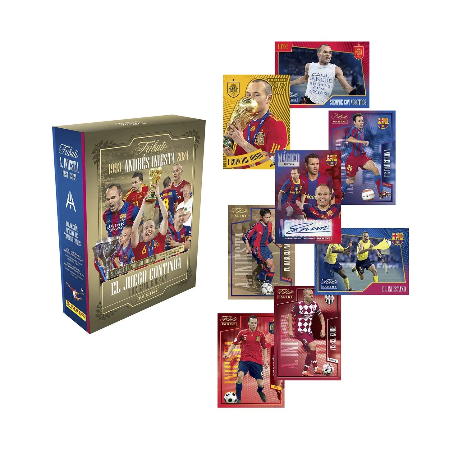 Collector Box - Tributo Andrés Iniesta 1993-2024 - Panini Cards