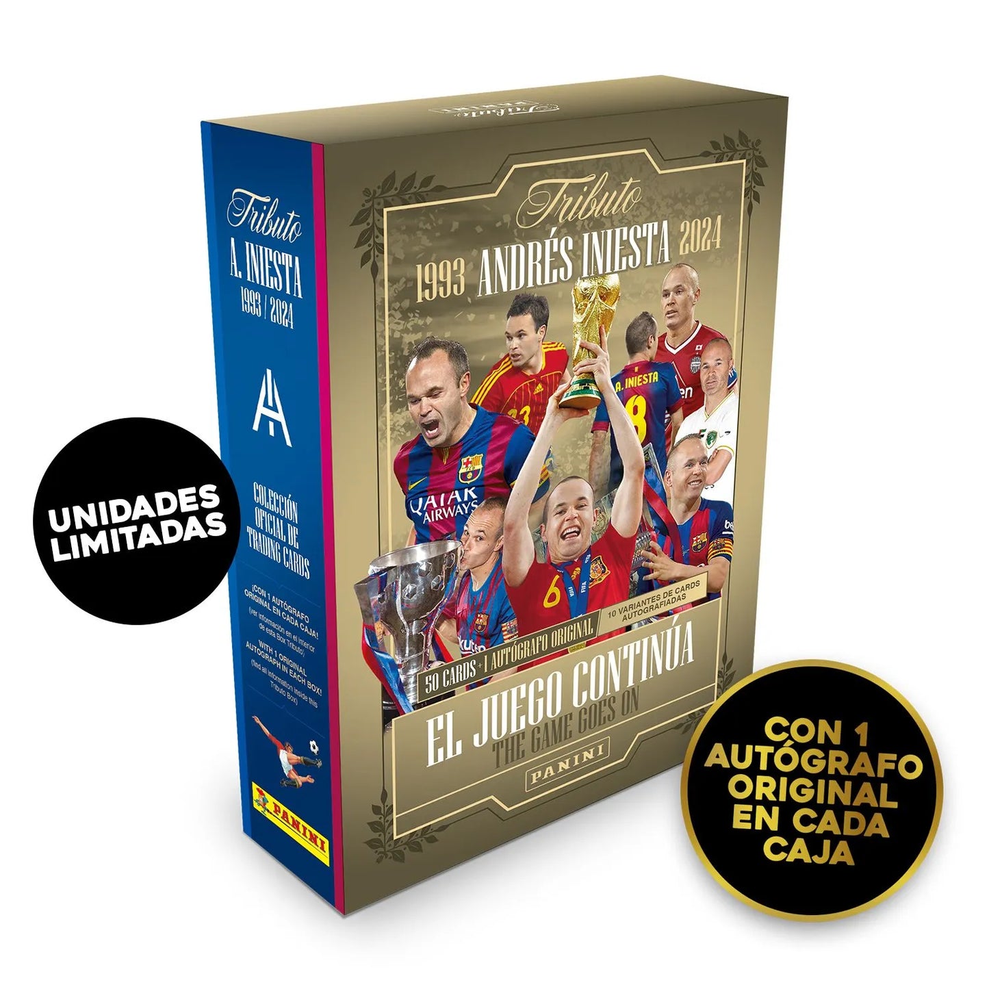 Collector Box - Tributo Andrés Iniesta 1993-2024 - Panini Cards