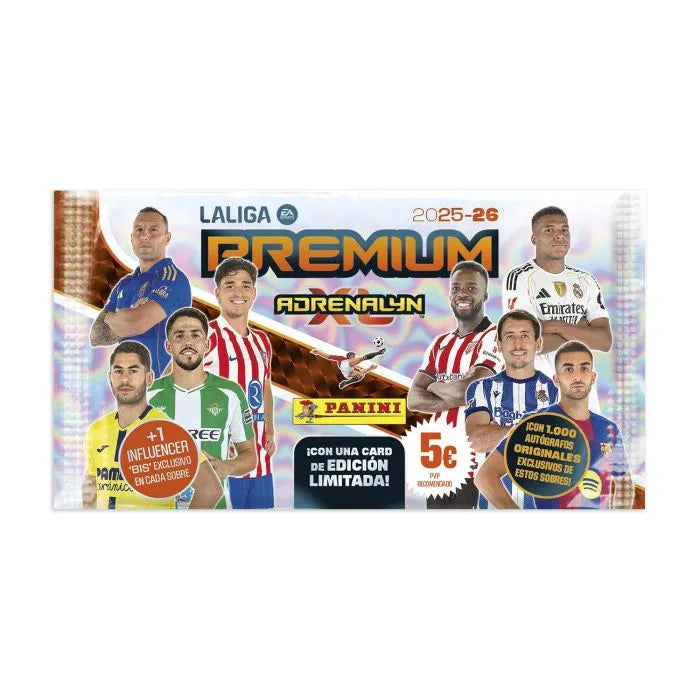 Caja Premium Adrenalyn 25/26 (20 sobres) La Liga - Panini Cards