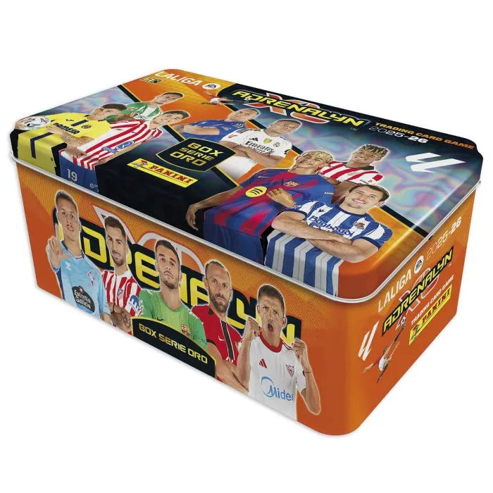 Tin Box Serie Oro Adrenalyn XL La Liga 2025/26 - Panini Cards