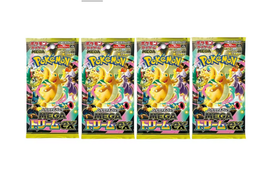 Pack 4 sobres Mega Dream EX JAPONÉS - Pokémon TCG