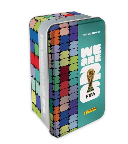 Lata Tin Box stickers Mundial FIFA 2026 (16 Sobres) - Panini Cromos