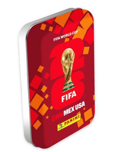 Mini latas Pocket Box stickers Mundial FIFA 2026 (8 Sobres) - Panini Cromos