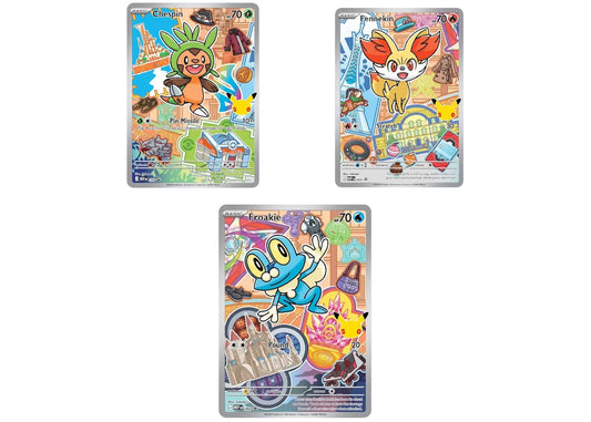 Fennekin , Froakie y Chespin (MEP 58 59 60) ESPAÑOL - Pokémon TCG