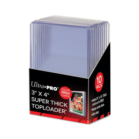 Toploader Super Thick 180pt (10 unidades) - Ultra Pro