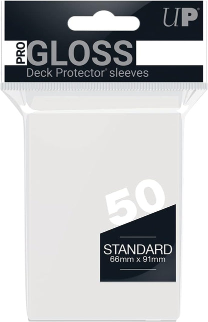 Fundas blancas estándar 50 unidades cartas regulares - Ultra Pro