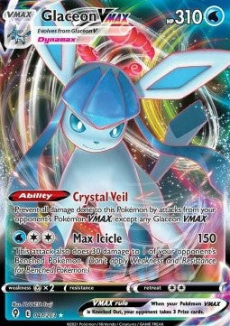Glaceon VMAX (EVS 041) ESPAÑOL- Pokémon TCG