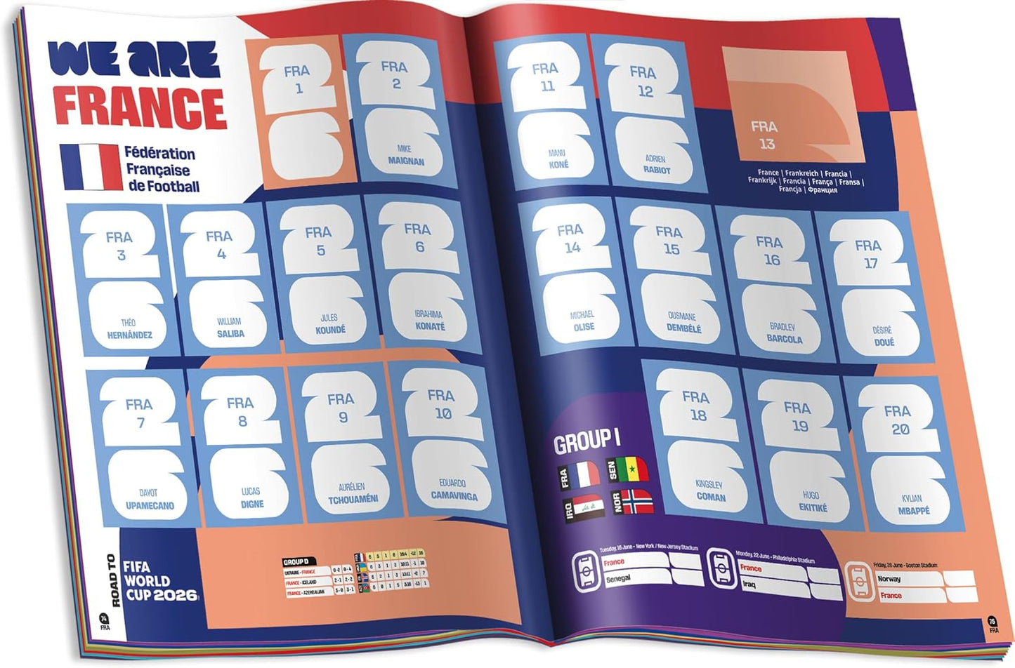 Álbum + 4 Sobres stickers Mundial FIFA 2026 - Panini Cromos