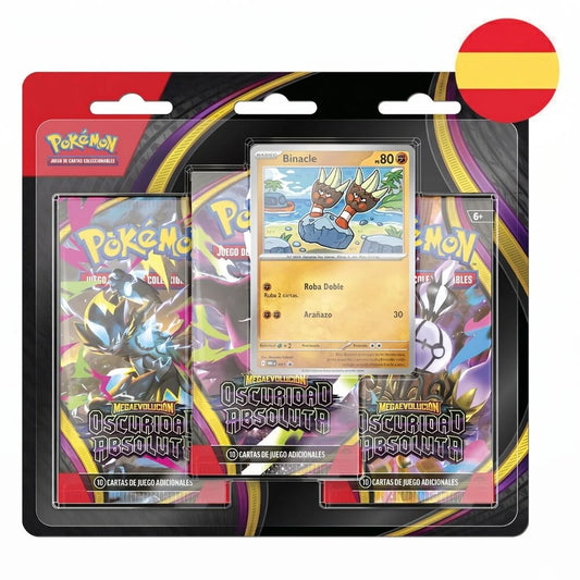 (PRE VENTA) Blíster de 3 sobres Oscuridad Absoluta ESPAÑOL- Pokémon TCG
