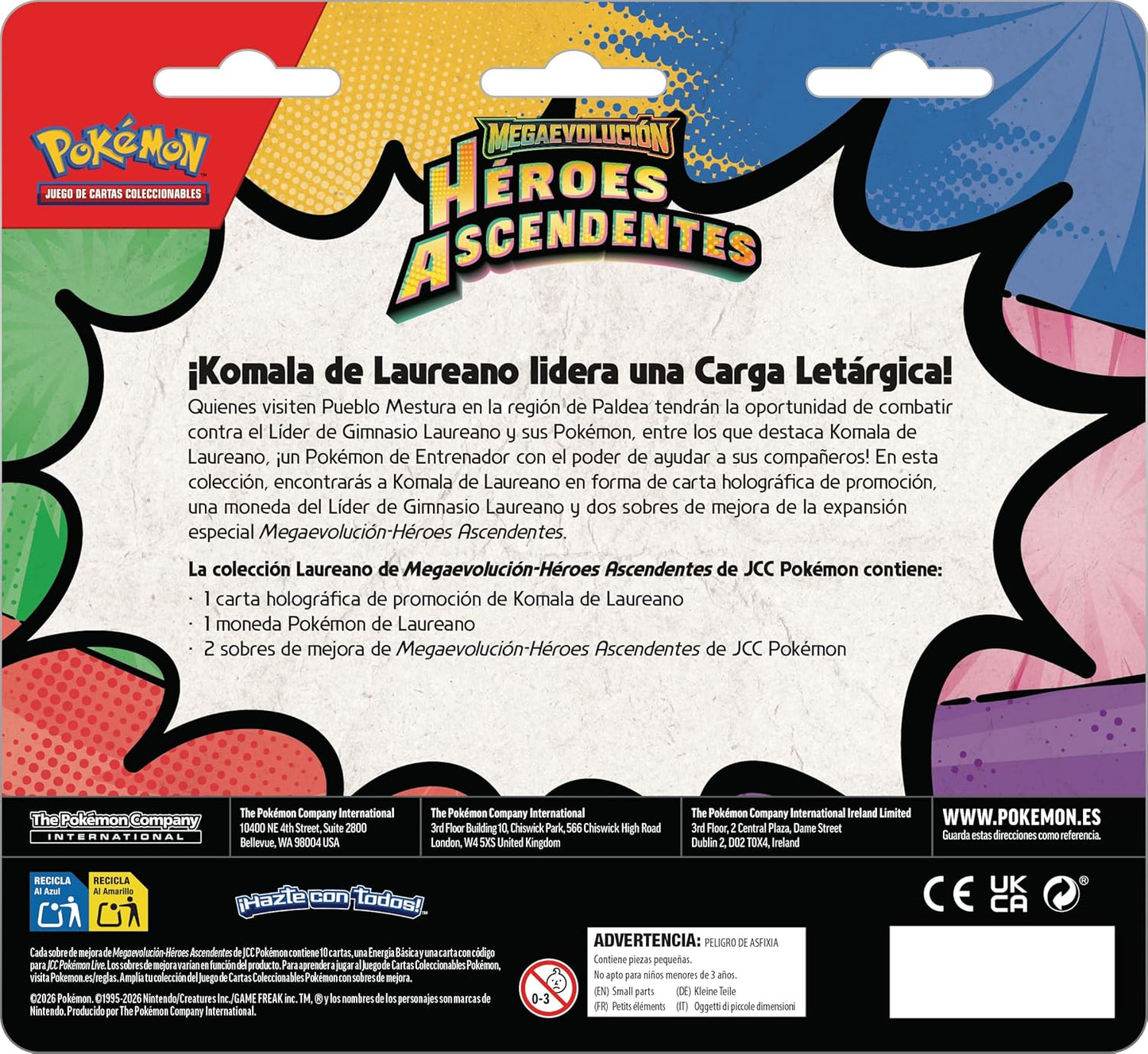 Blíster Héroes Ascendentes Laureano ESPAÑOL - Pokémon TCG