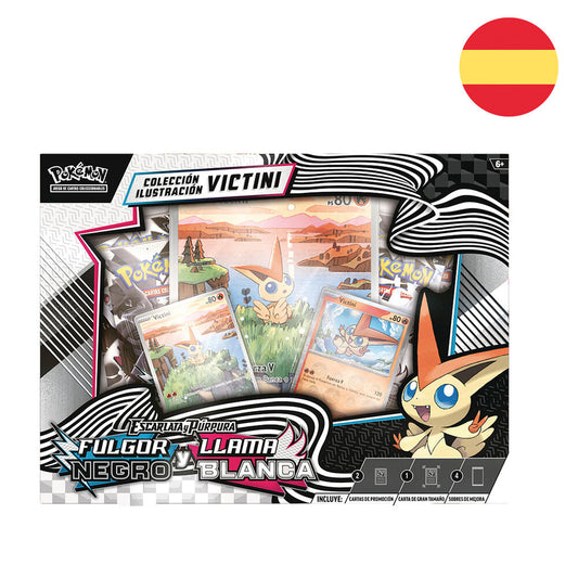 Caja colección ilustración Victini ESPAÑOL - Pokémon TCG
