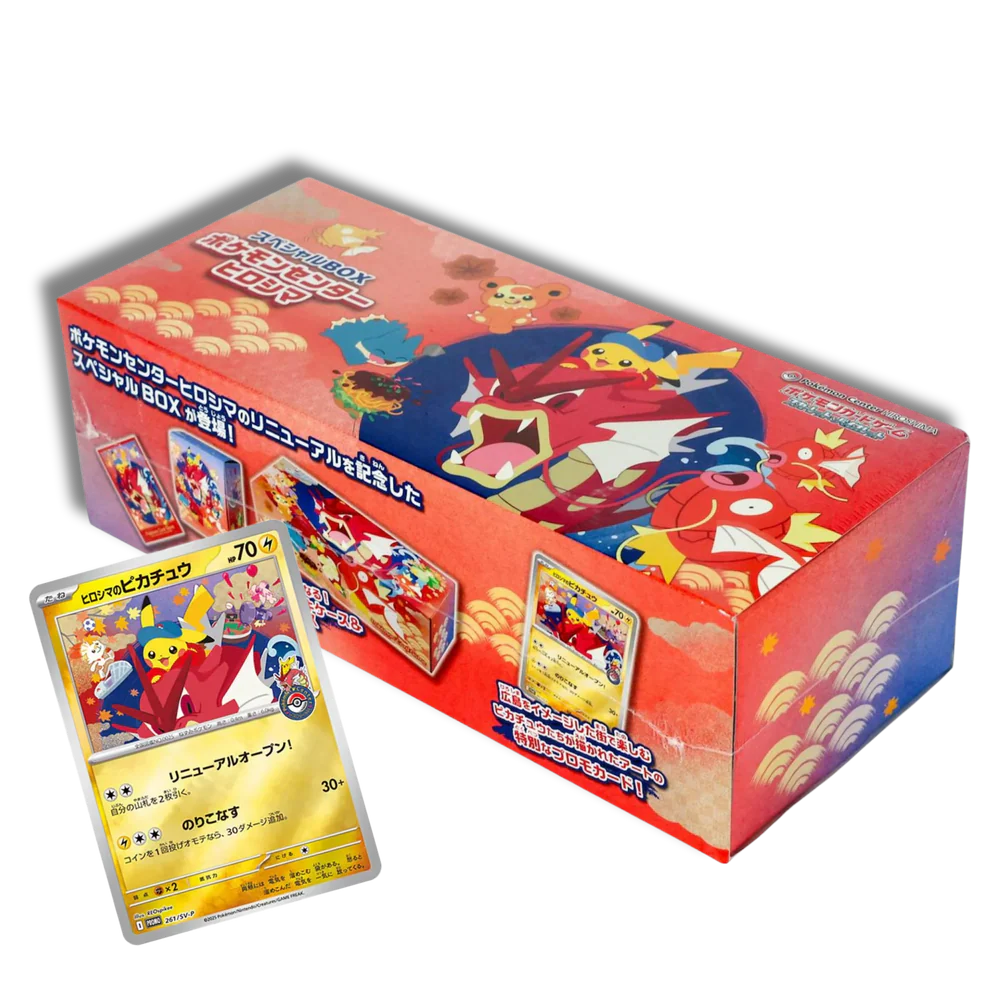 Caja Hiroshima Pokémon Center Set Special Box JAPONÉS - Pokémon TCG