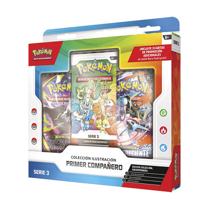 Case 6 cajas colección Ilustración Primer Compañero Pokémon Serie 3 ESPAÑOL - Pokémon TCG
