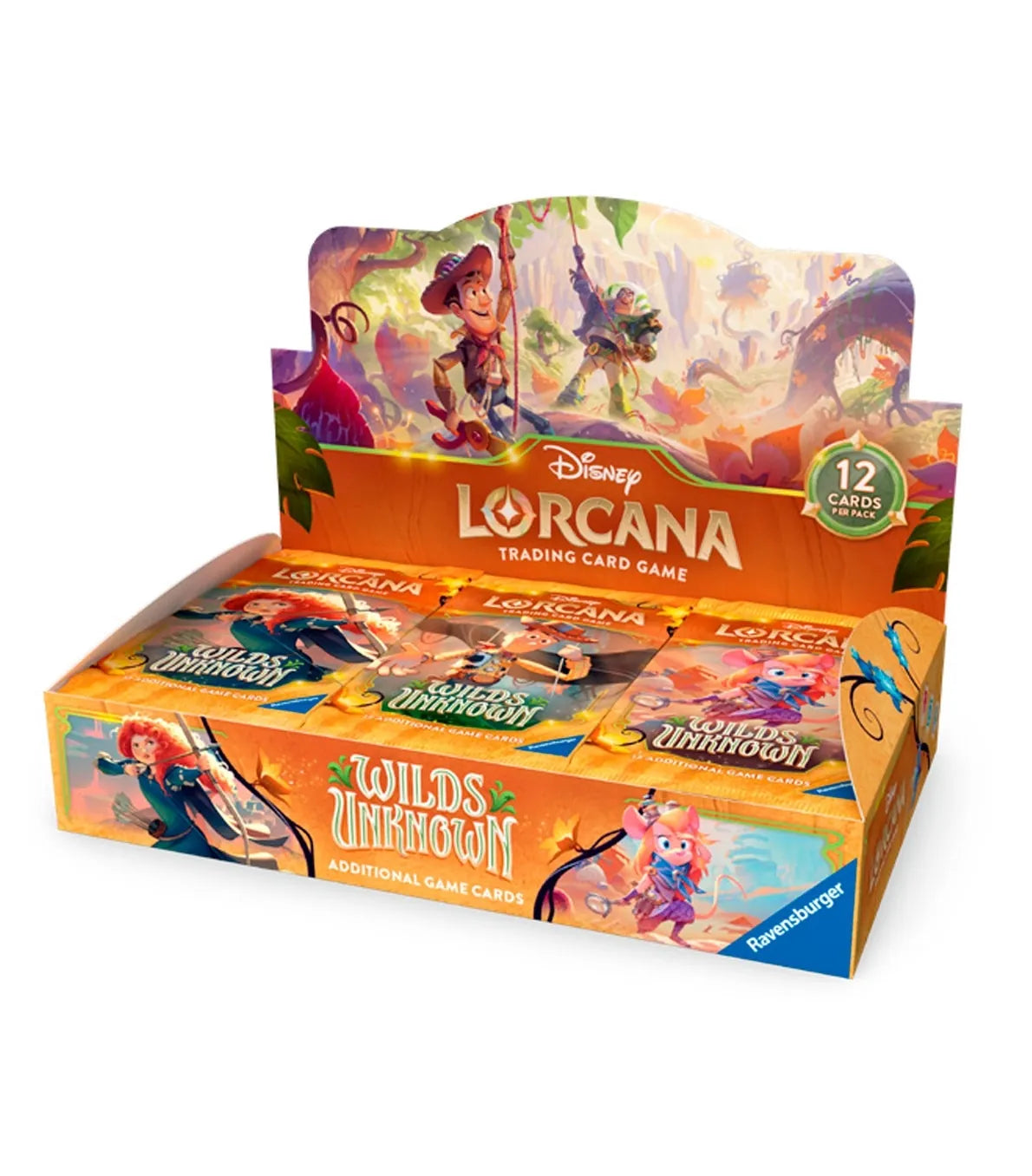 Caja de 24 sobres Wilds Unknown INGLÉS - Disney Lorcana TCG