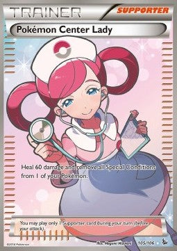 Chica del Centro Pokémon (FLF 105) ESPAÑOL - Pokémon TCG