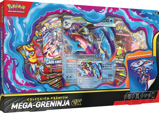 Caja colección premium Mega Greninja EX ESPAÑOL - Pokémon TCG