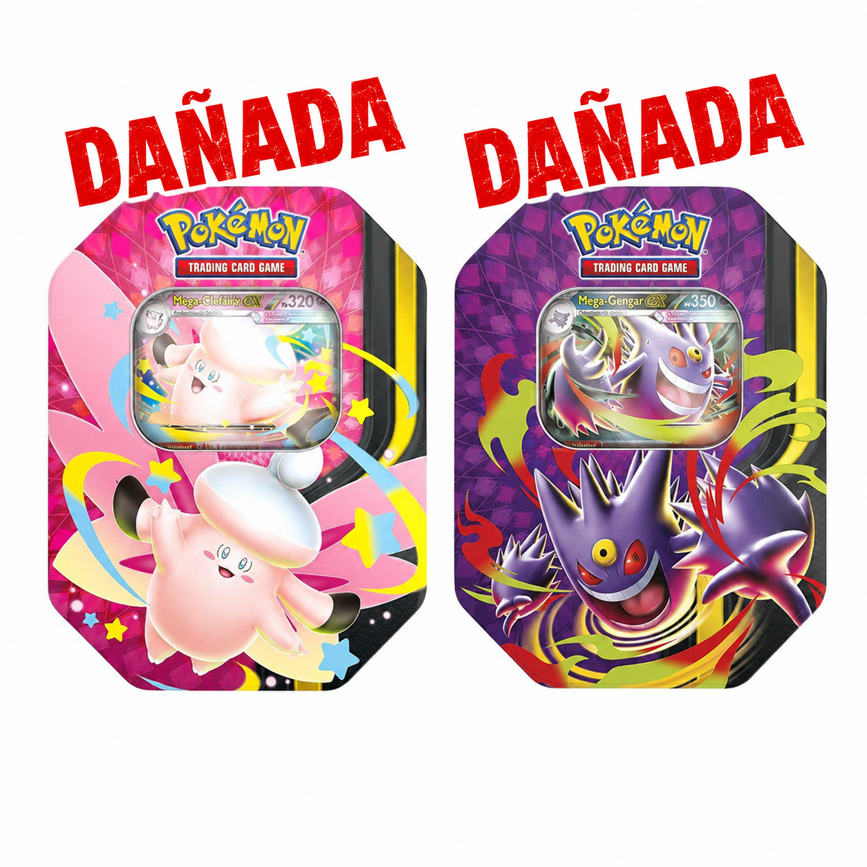Mega Clefable & Mega Gengar Summer Tin EX - Pokémon TCG