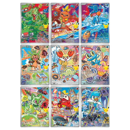 30th Anniversary Starter Illustration Set Serie 3 CHINO  - Pokemon TCG