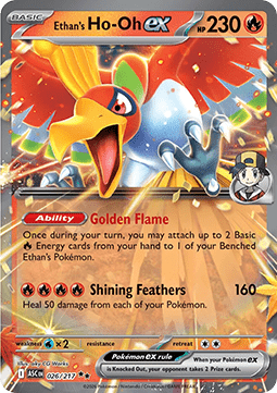Ho-Oh ex de Eco (ASC 026) ESPAÑOL - Pokémon TCG