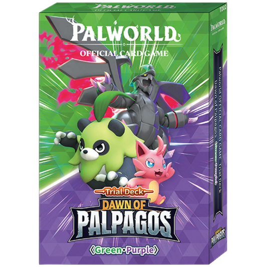 Dawn Of Palpagos Green-Purple Starter Deck ENGLISH TD 02 - Palworld TCG
