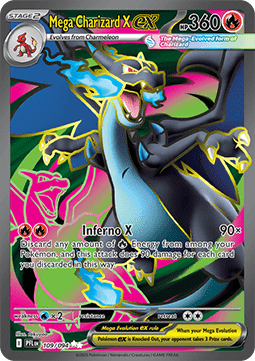 Mega Charizard X EX (PFL 109) ESPAÑOL - Pokémon TCG