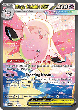 Mega Clefable ex (POR 119) ESPAÑOL - Pokémon TCG