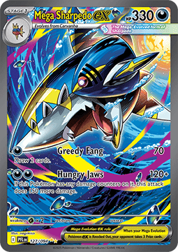 Mega Sharpedo ex (PFL 127) INGLÉS - Pokémon TCG