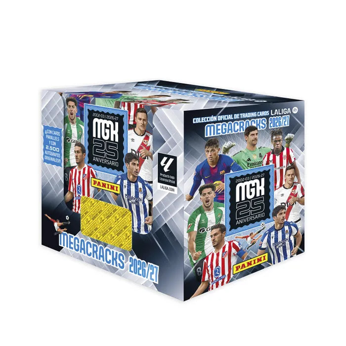 Caja 50 sobres Megacracks La Liga 2026 2027 - Panini Cards
