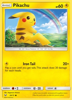 Pikachu (SLG 28) ESPAÑOL - Pokémon TCG