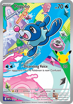 Popplio (MEP 045) ESPAÑOL - Pokémon TCG