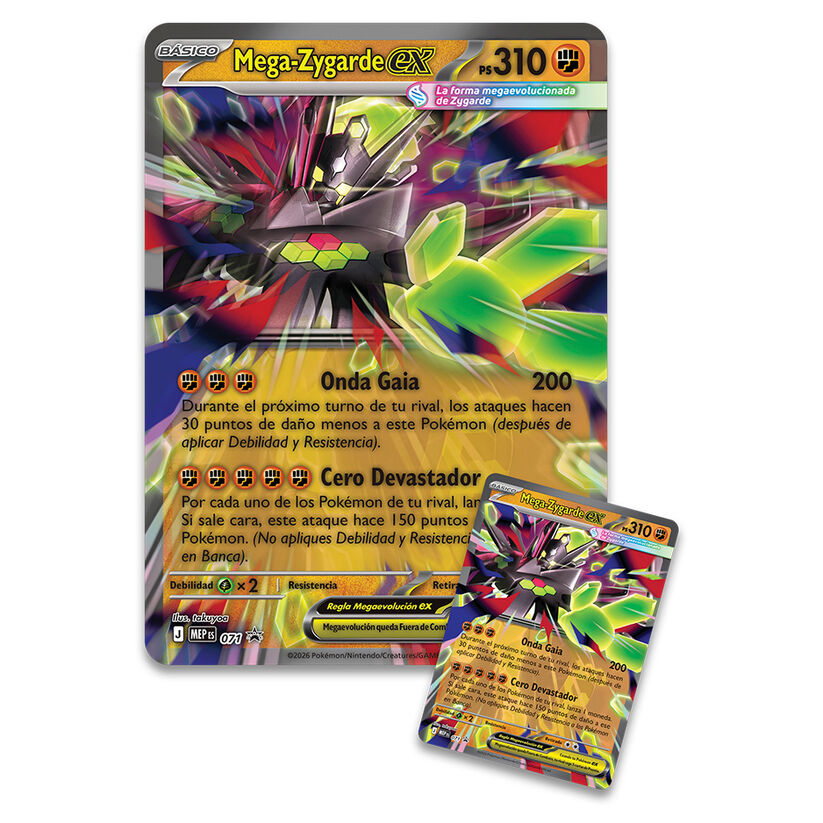 Caja de colección Premium Mega Zygarde EX ESPAÑOL - Pokémon TCG