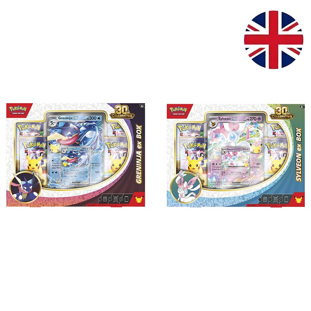 Sylveon ex and Greninja ex 30th Anniversary Celebration Collection SPANISH - Pokémon TCG